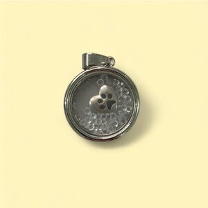 Pandora dog paw necklace charm